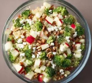 Broccoli Apple Quinoa Salad Recipe