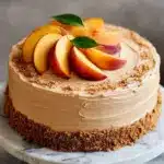 Peach Cake with Brown Sugar Frosting Recipe