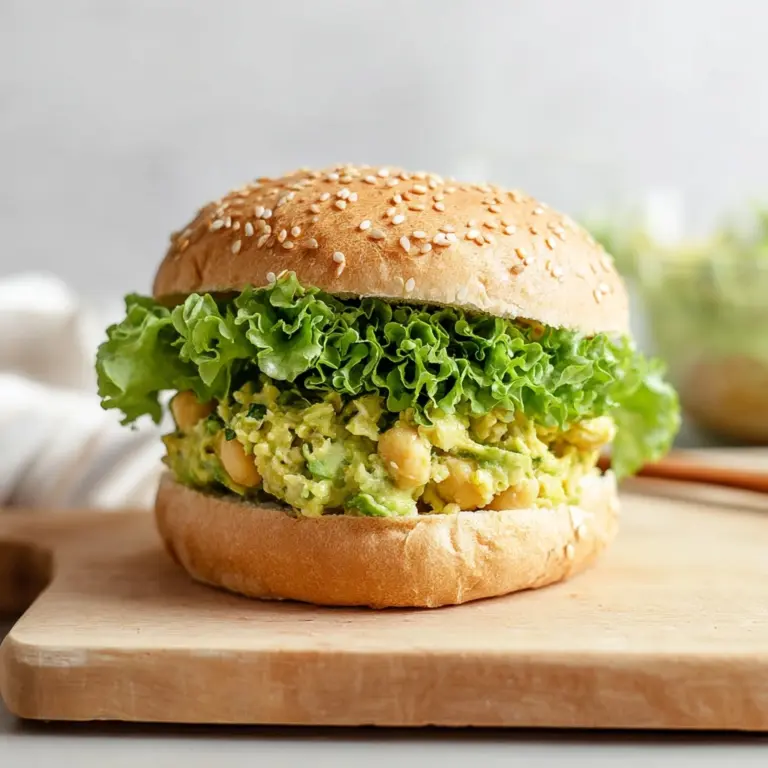 Smashed Chickpea Avocado Dill Pickle Sandwiches Recipe