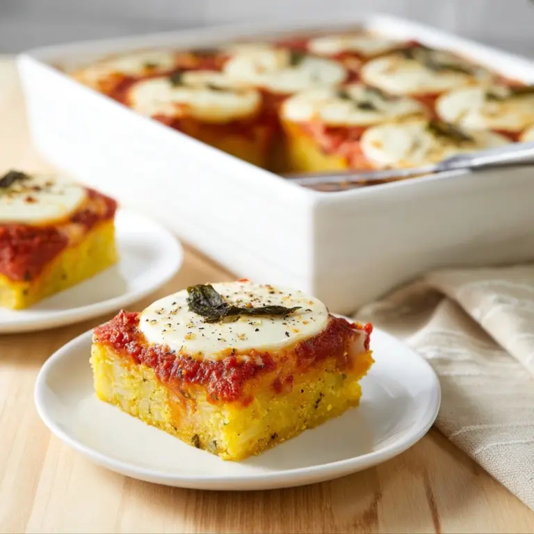 Margherita Baked Polenta Recipe