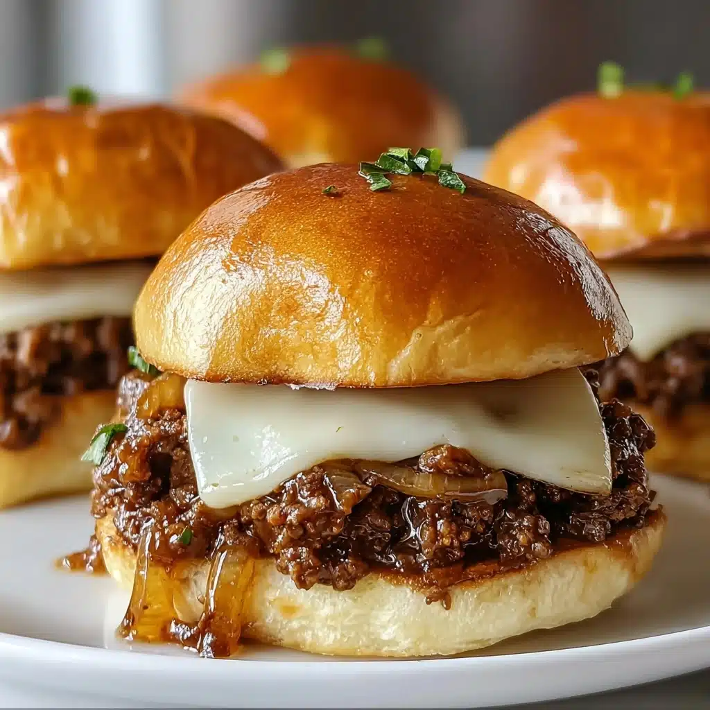 Irresistible French Onion Beef Sloppy Joes Recipe - Recipe Image