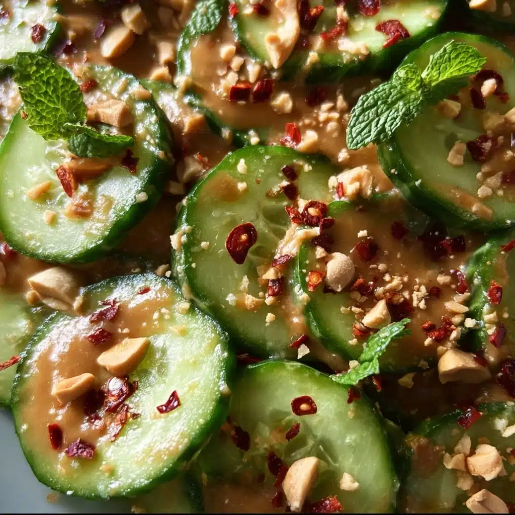Cucumbers in Spicy Peanut SauceIngredients: Recipe - Recipe Image