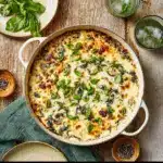 Creamy Ricotta Chicken and Orzo Skillet Recipe