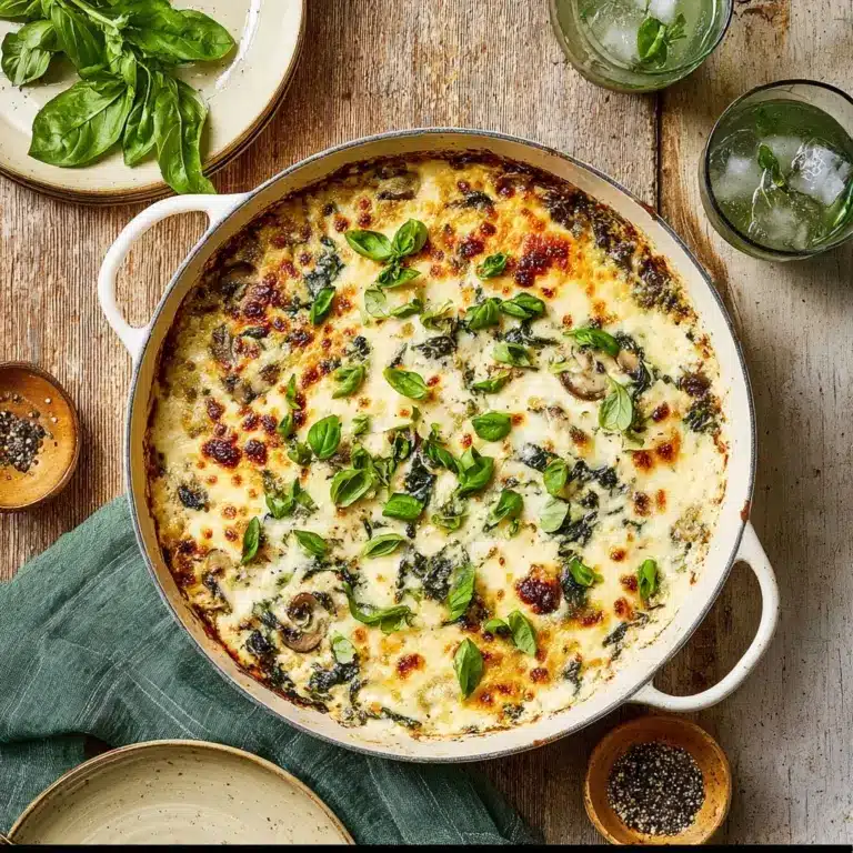 Creamy Ricotta Chicken and Orzo Skillet Recipe