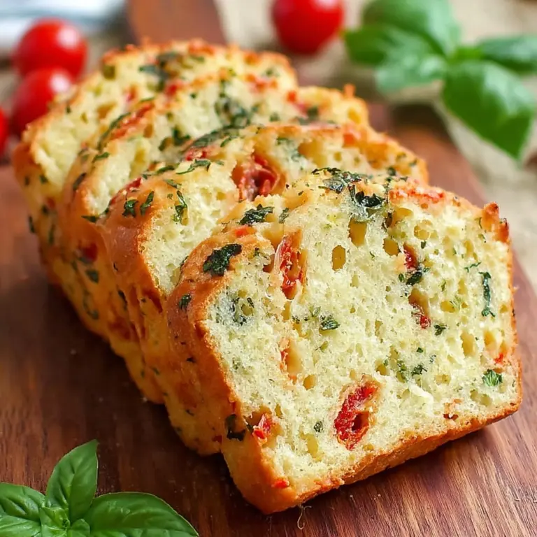 Savory Caprese Bread : A Fresh Italian Bread Recipe