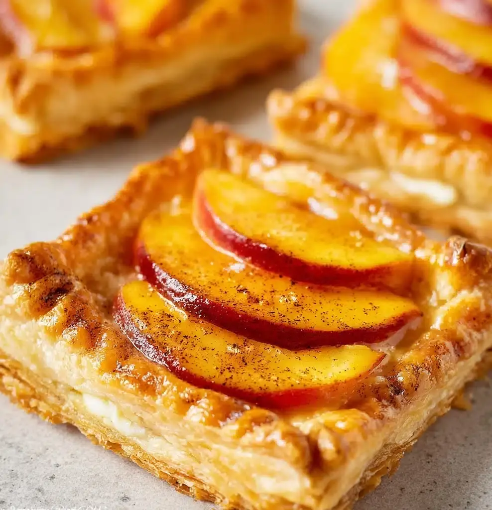Mini Peach and Cream Cheese Tarts Recipe