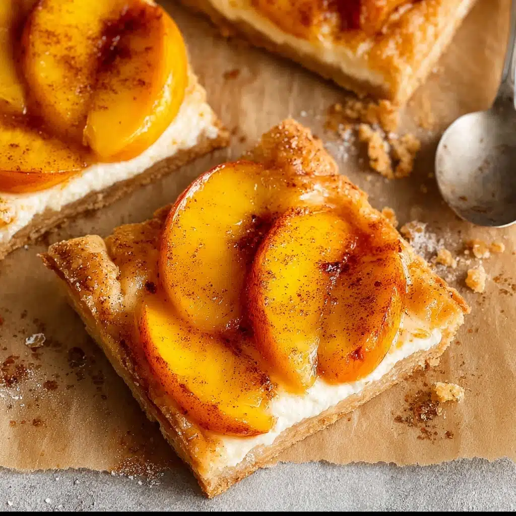 Mini Peach and Cream Cheese Tarts Recipe - Recipe Image