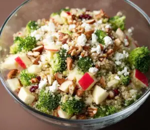 Broccoli Apple Quinoa Salad Recipe