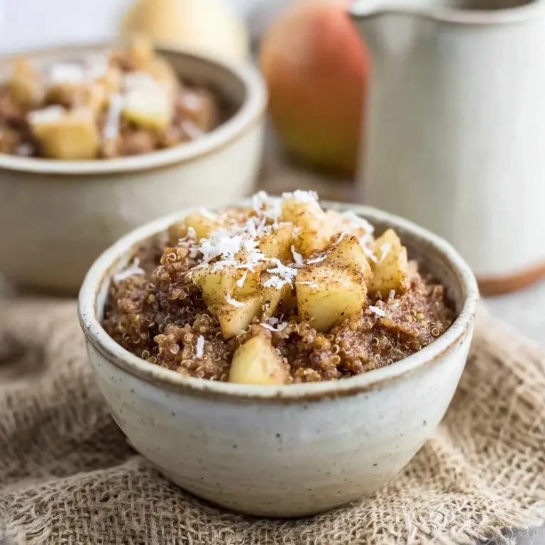Cinnamon Apple Breakfast Quinoa Recipe