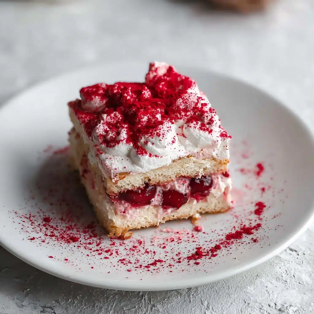 Cherry Amaretto Tiramisu Recipe - Recipe Image