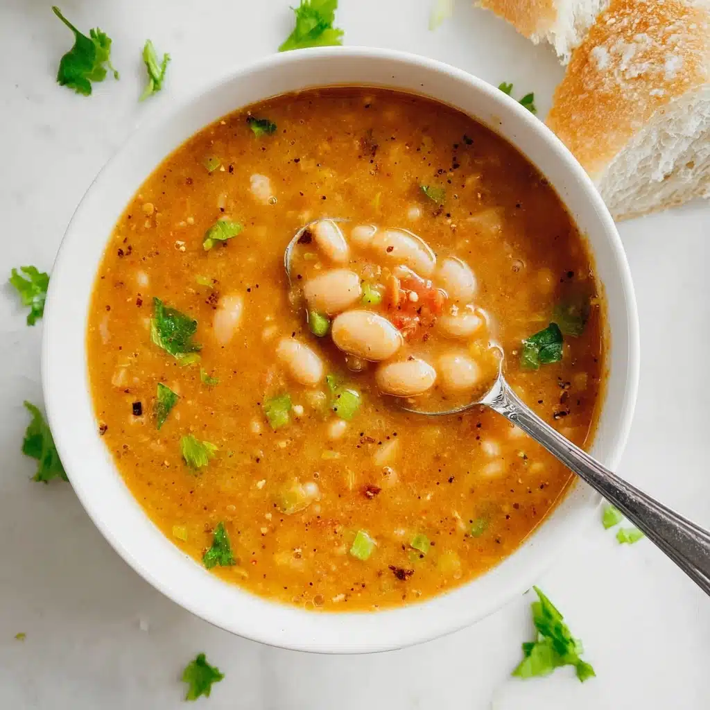Fasolatha - White Bean And Tomato Soup Recipe - Recipe Image