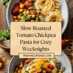 Slow Roasted Tomato and Chickpea Pasta Recipe
