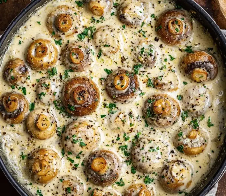 Garlic Parmesan Mushrooms Recipe