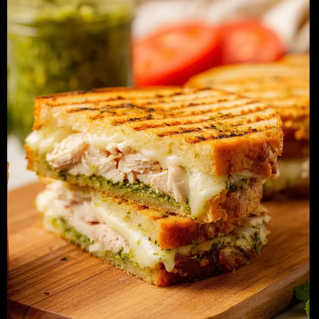 Easy Turkey Basil Pesto Panini Recipe - Recipe Image