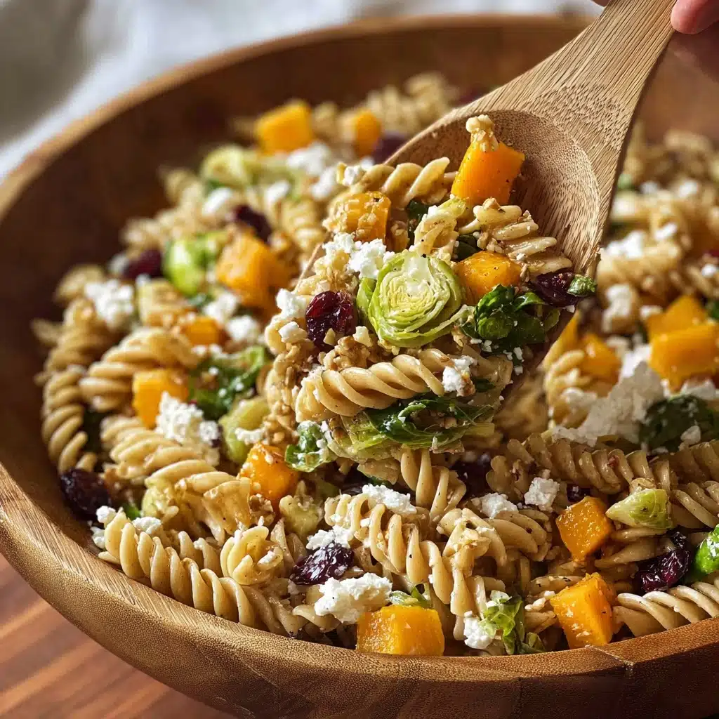 Fall Pasta Salad with Butternut Squash and Brussels Recipe - Recipe Image