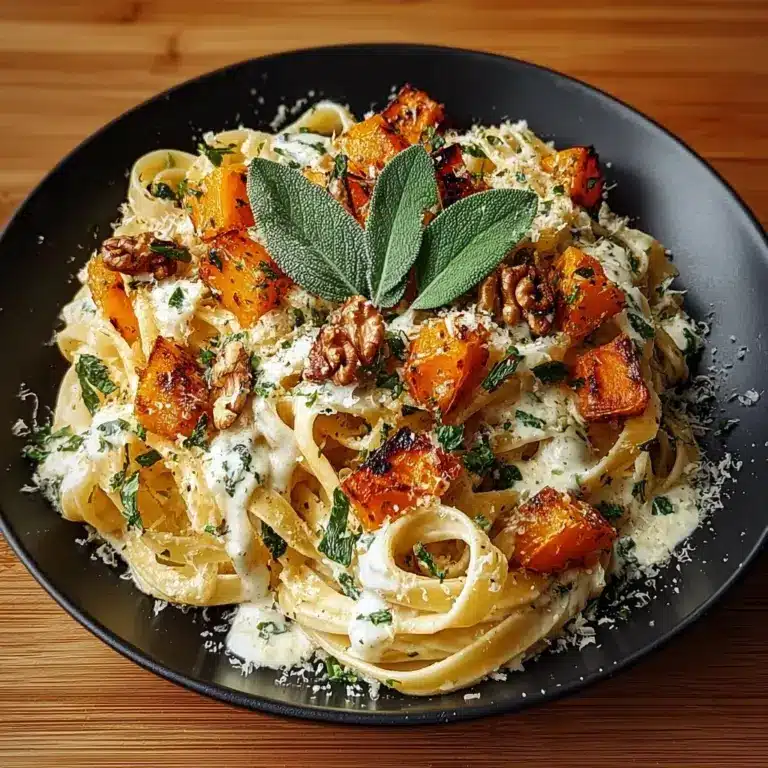 Savory Butternut Squash & Sage Pasta Recipe