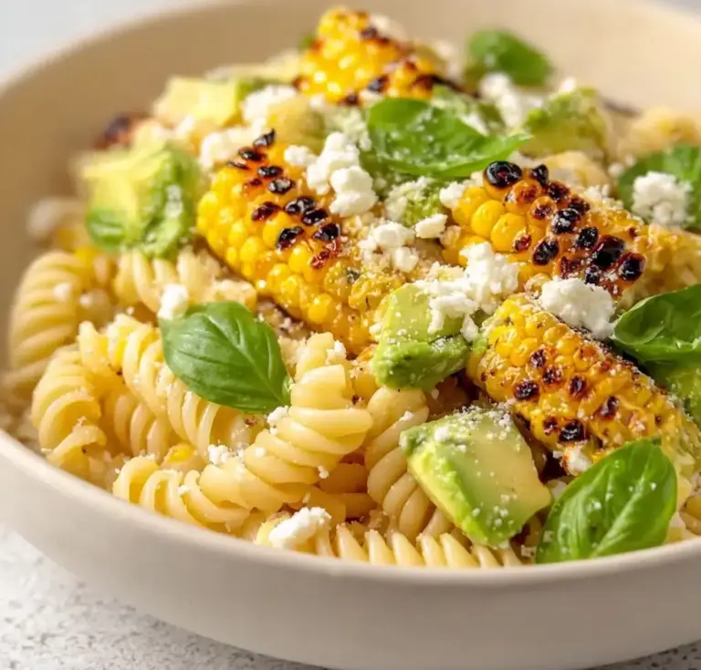 Creamy Street Corn Pasta Salad Recipe