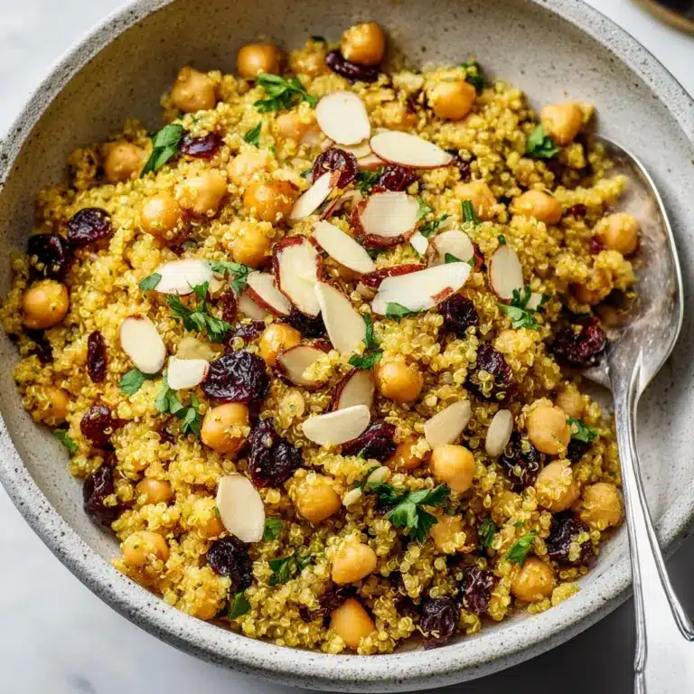 One Pot Moroccan-Inspired Chickpea Quinoa Salad Recipe