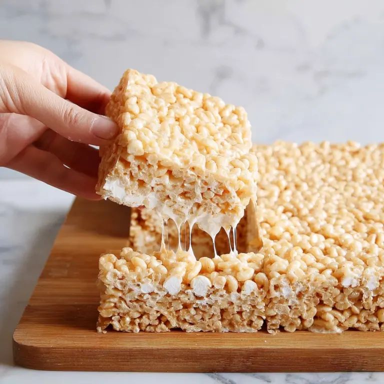 Bakery Style Giant Rice Krispie Treats Recipe