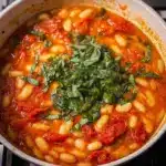 Tomato Basil Butter Beans Recipe