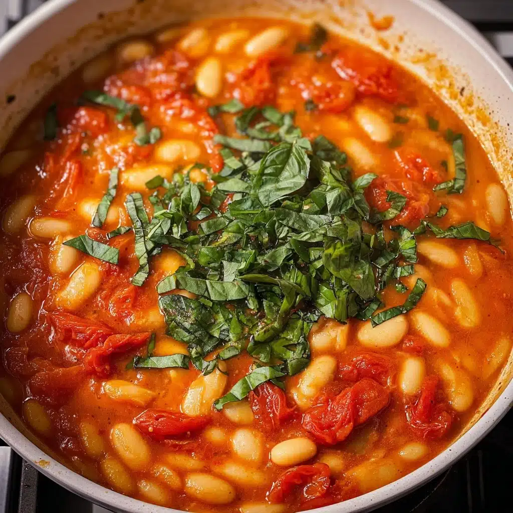 Tomato Basil Butter Beans Recipe - Recipe Image