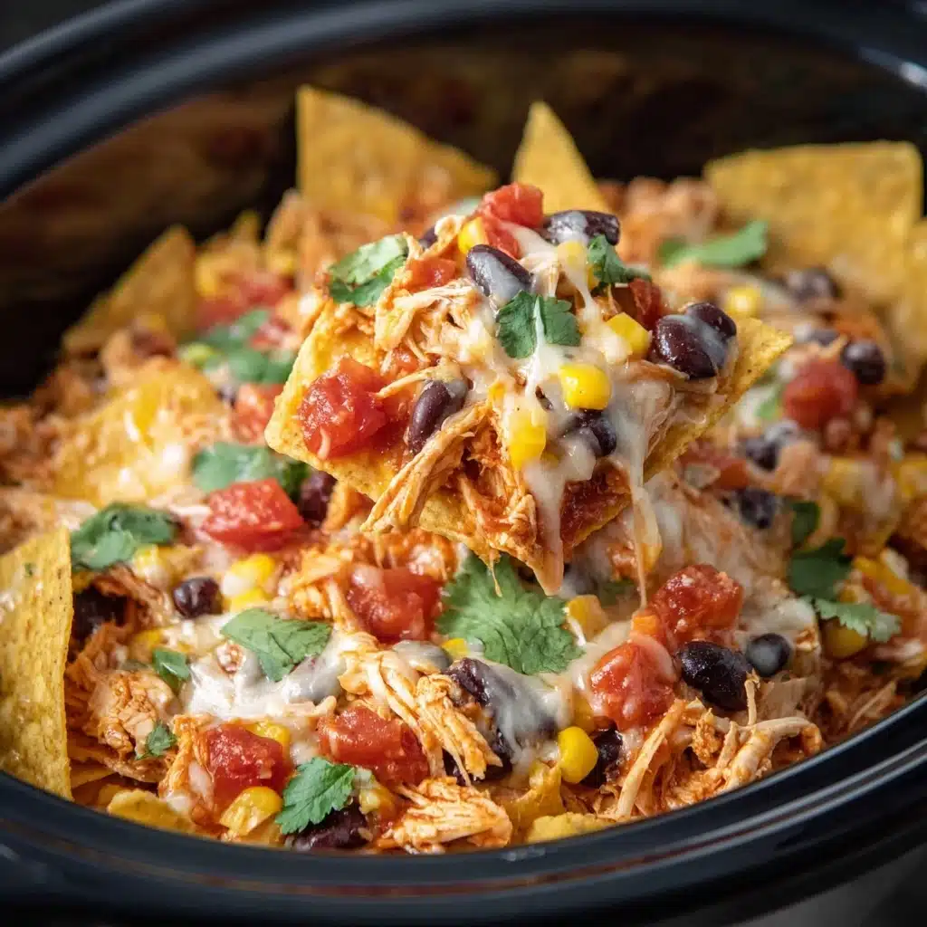 Crockpot Chicken Enchilada Casserole Recipe - Recipe Image