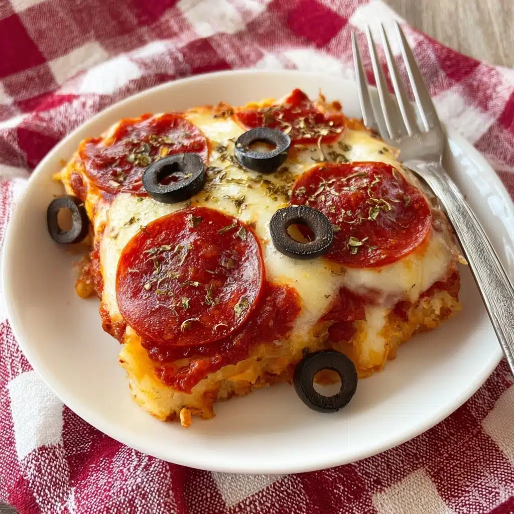 Cauliflower Pizza Casserole Recipe - Recipe Image