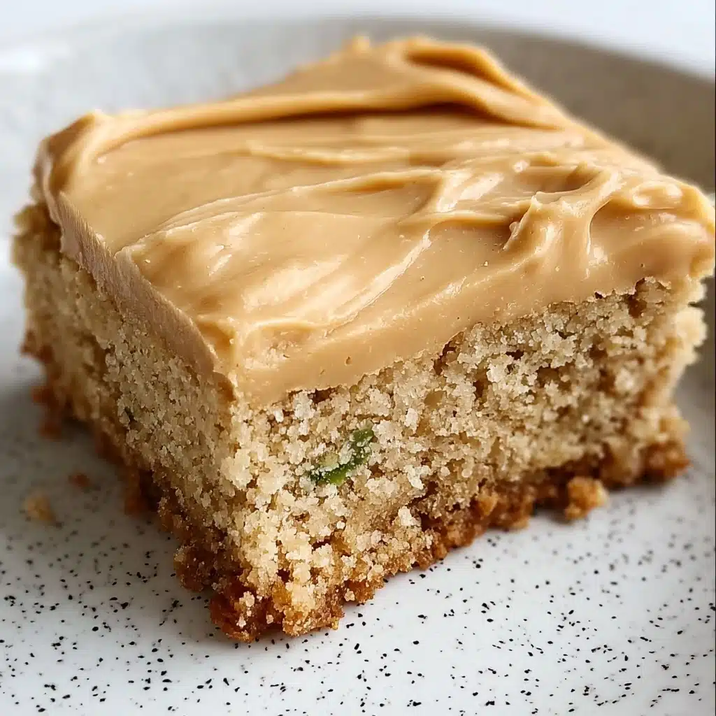 Sweet Glazed Zucchini Cake with Brown Sugar Icing Recipe - Recipe Image