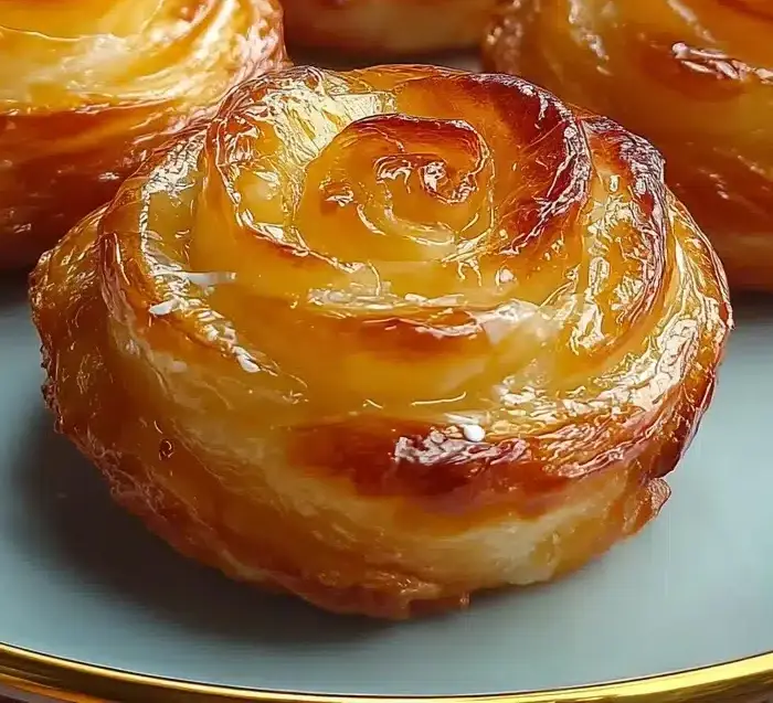 Peach Pie Cruffins Recipe