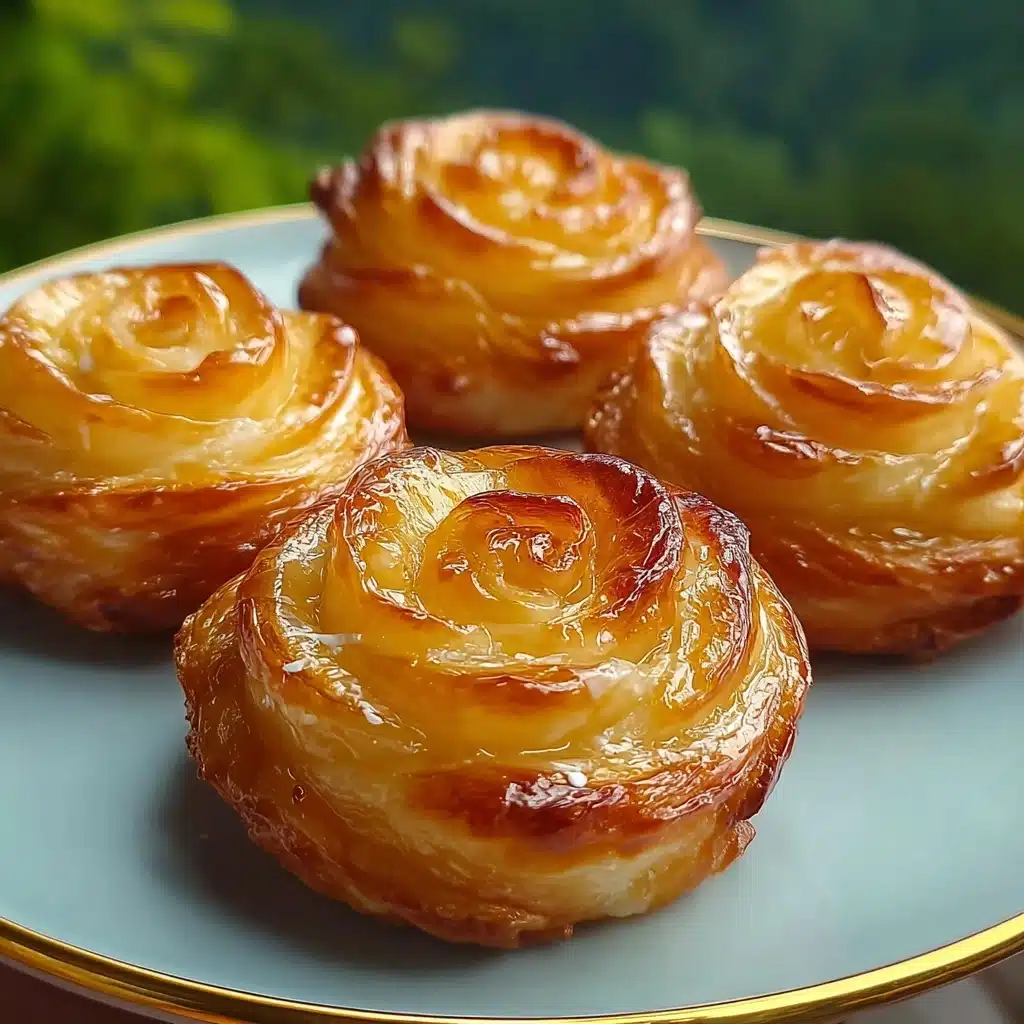 Peach Pie Cruffins Recipe - Recipe Image