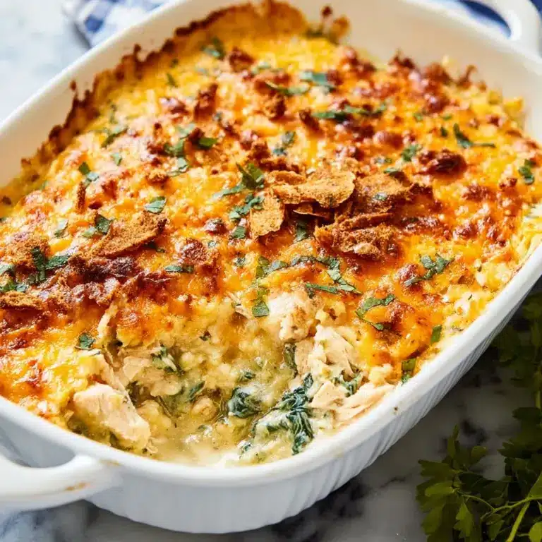 Creamy Chicken and Spinach Casserole Recipe