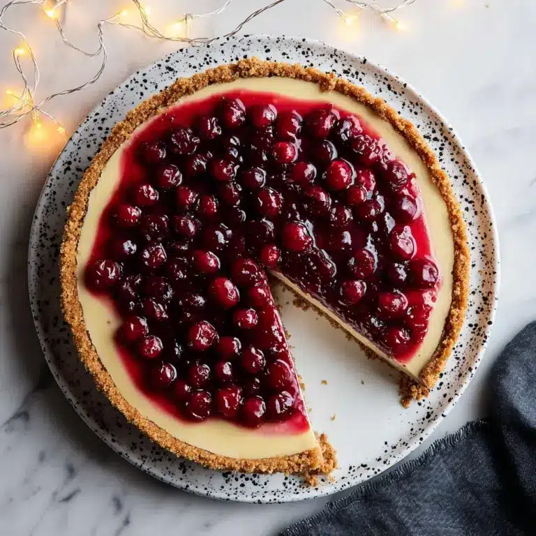 Cranberry Orange Cheesecake Recipe