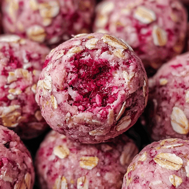 Strawberry Cheesecake Protein Balls Recipe