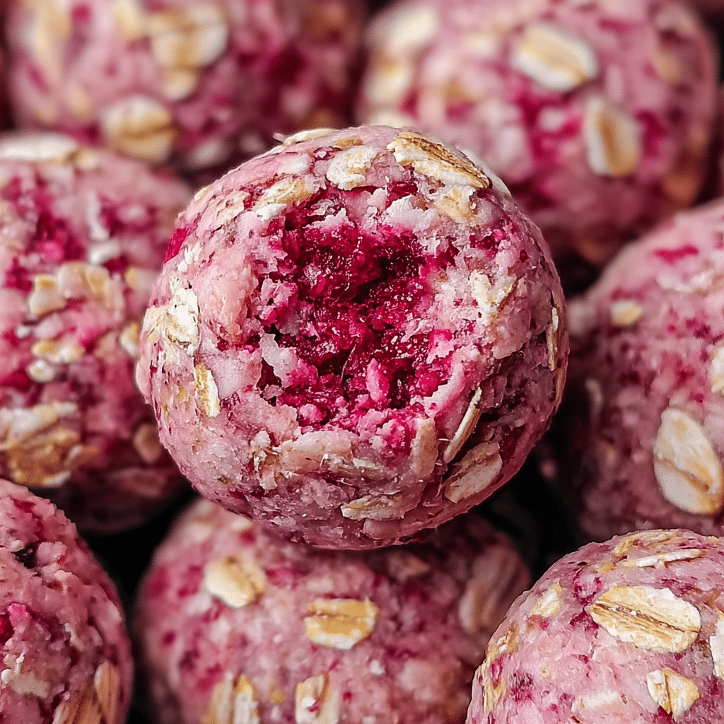 Strawberry Cheesecake Protein Balls Recipe - Recipe Image