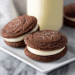 Ginger Molasses Sandwich Cookies with Eggnog Frostings Recipe