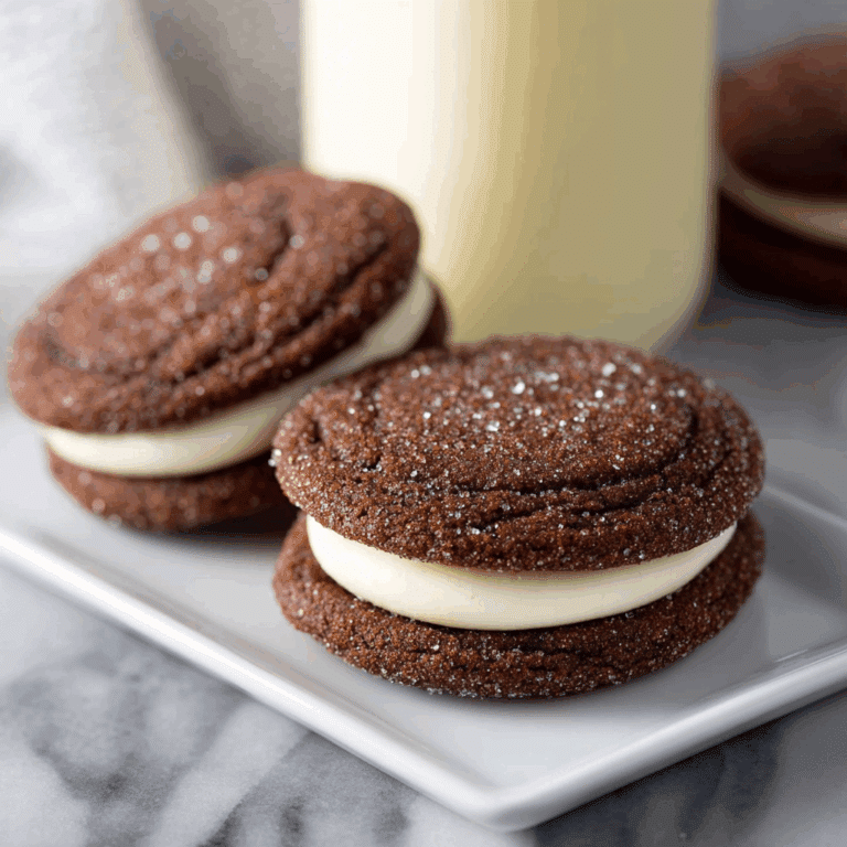 Ginger Molasses Sandwich Cookies with Eggnog Frostings Recipe