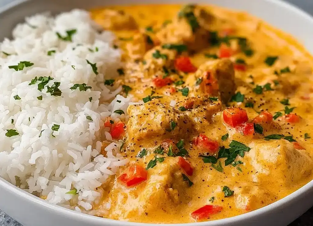 Creamy Smothered Chicken and Rice – Quick Comfort Dinner Recipe