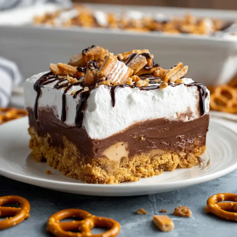 Peanut Butter Pretzel Pie Recipe