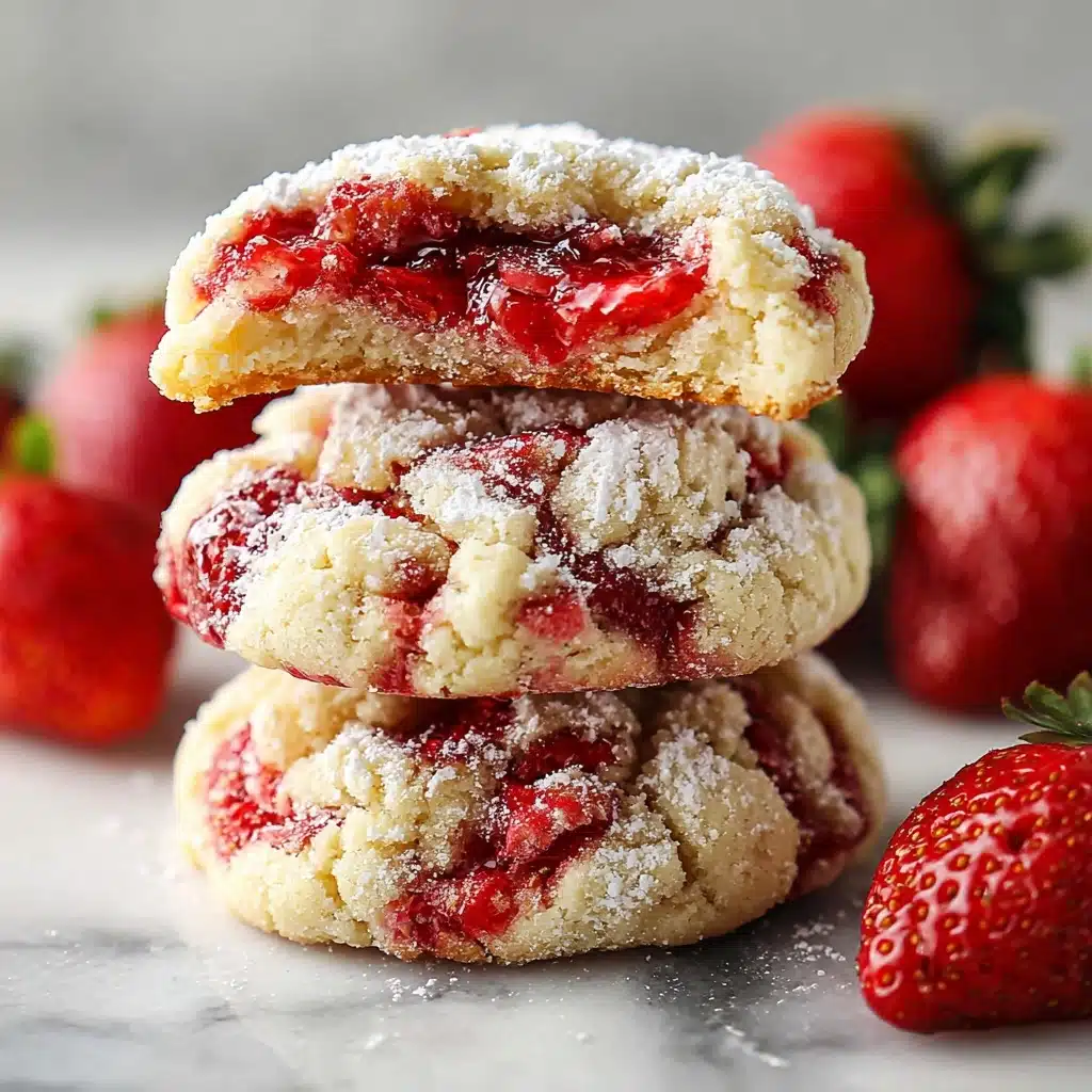 Soft Strawberry Shortcake Cookies Recipe - Recipe Image