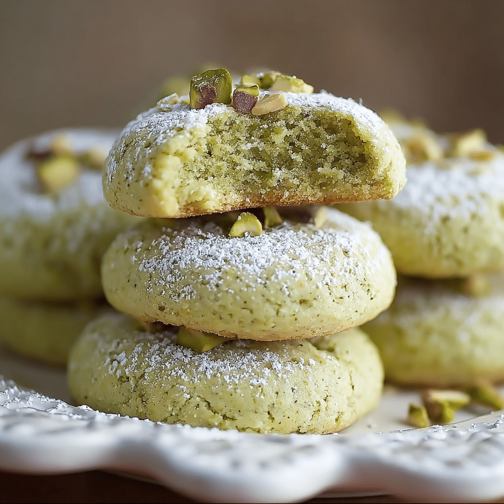 Pistachio Wedding Cookies Recipe - Recipe Image
