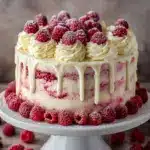 White Chocolate Raspberry Dream Cake : A Heavenly Dessert Recipe