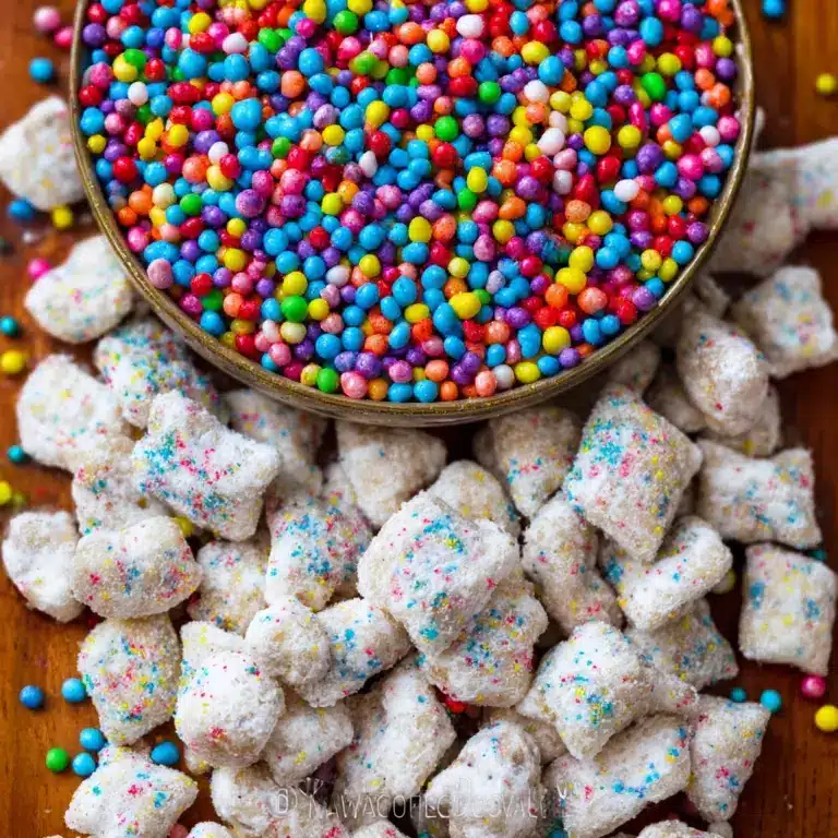 Cake Batter Puppy Chow Recipe