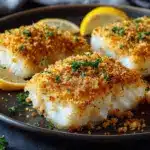 Mayonnaise and Panko Crusted Baked Fish Recipe