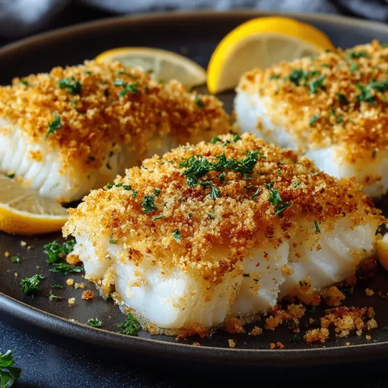 Mayonnaise and Panko Crusted Baked Fish Recipe