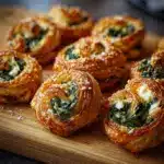 Spinach and Feta Puff Pastry Twists Recipe