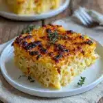Pour the spaghetti squash mixture into a greased 9x13 inch baking dish Recipe