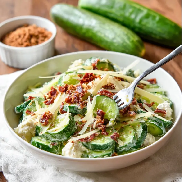 Cucumber Caesar Salad Recipe