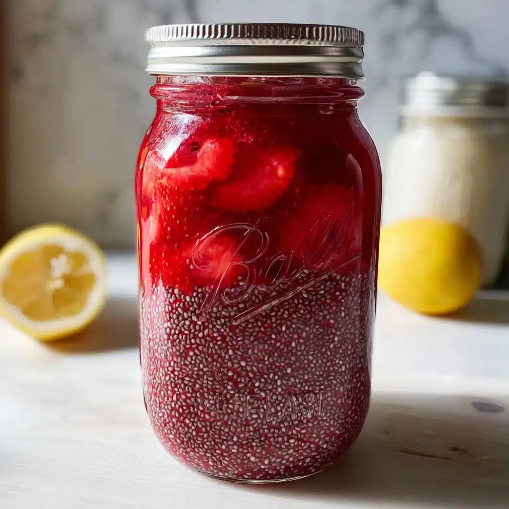 Raspberry Lemon Chia Seed Water for Constipation! Recipe - Recipe Image