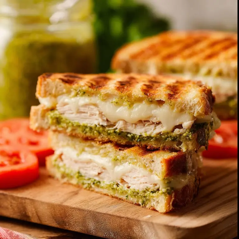 Easy Turkey Basil Pesto Panini Recipe