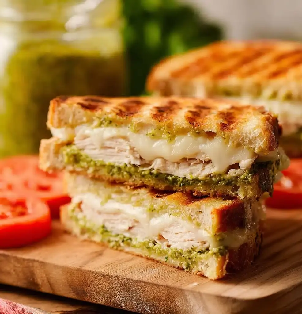 Easy Turkey Basil Pesto Panini Recipe